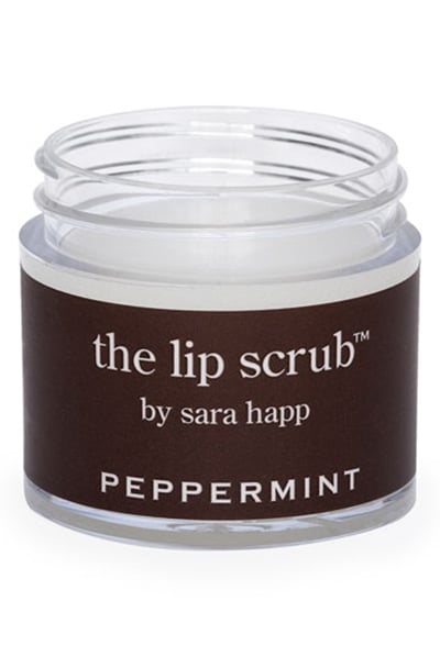 Sara Happ peppermint lip exfoliator