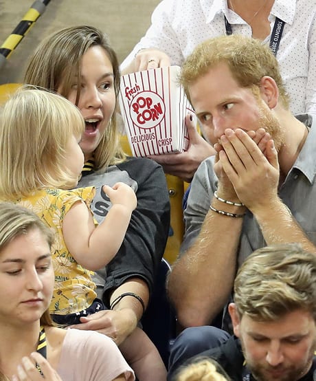 September 27, 2017: Prince Harry Meets a Little Girl at the Invictus Games in Toronto