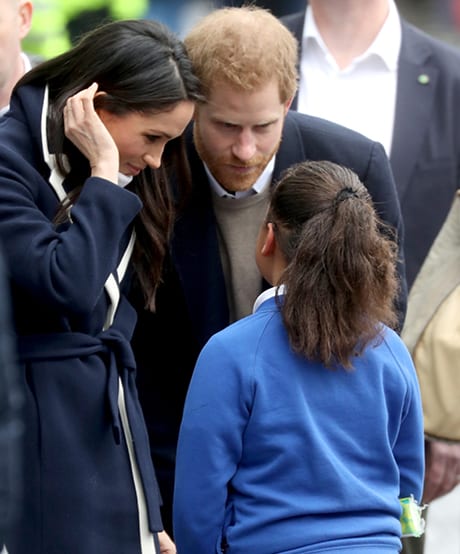 March 8, 2018: Prince Harry Meets a Little Girl in Birmingham