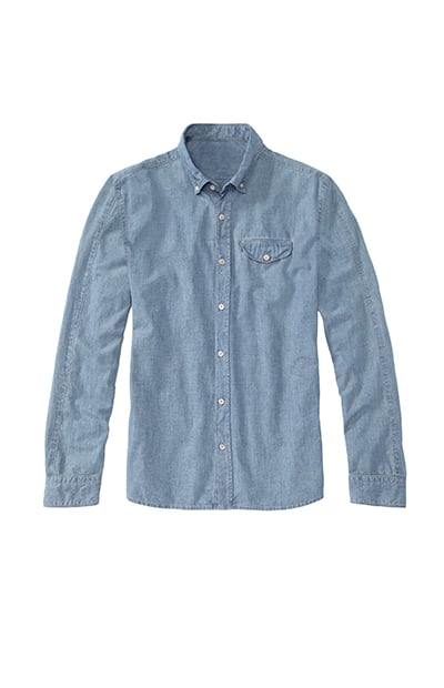 Washed Chambray Shirt, $79