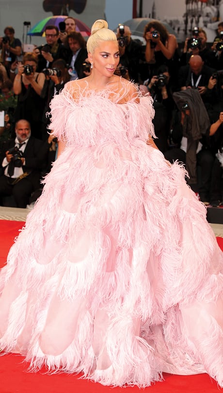 Lady Gaga Red Carpet Hits: Pastel Prettiness