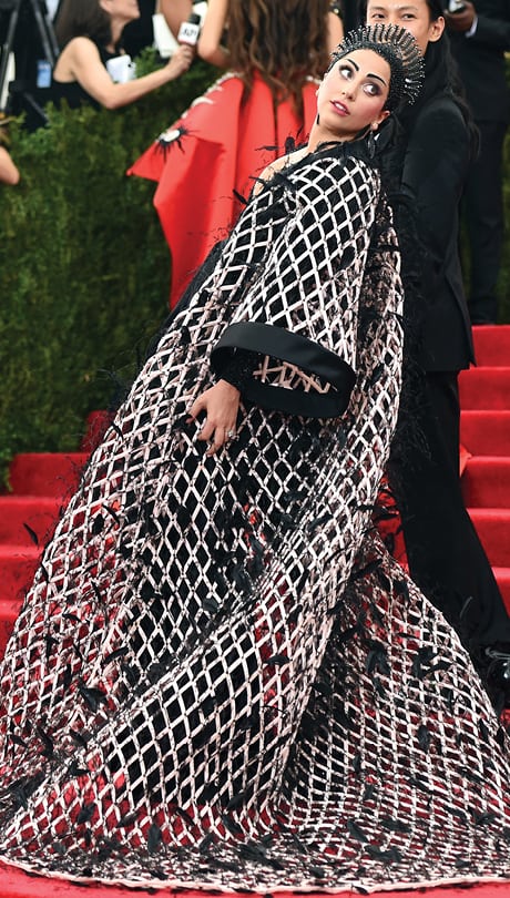 Lady Gaga Red Carpet Hits: Dark Drama