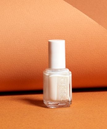 milky white nail polish