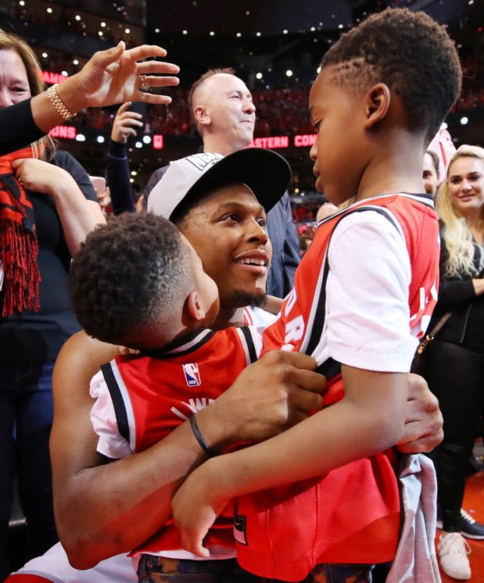 Toronto Raptors Kyle Lowry kids