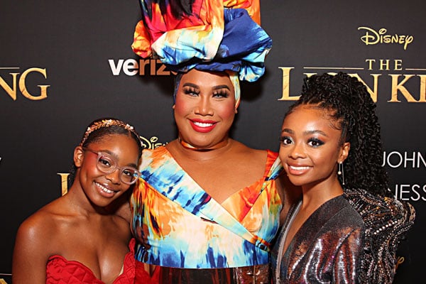 Patrick Starrr the lion king premiere