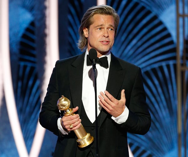 Brad Pitt Golden Globes 2020