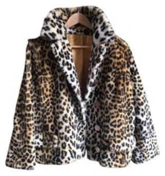 Kate Moss Vestiare leopard coat