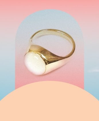 gold statement ring