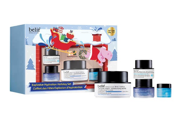 belif moisture bomb gift set