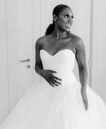 issa rae wedding dress