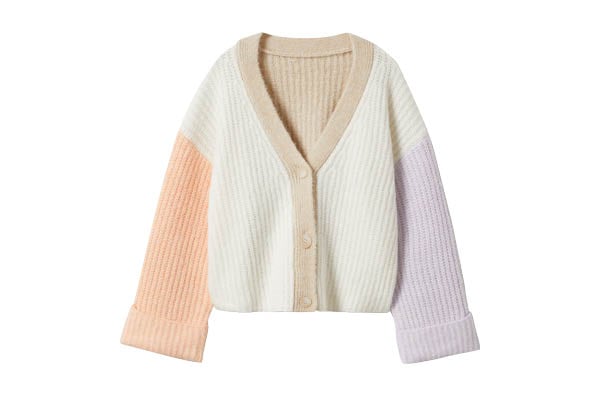 Mango colourblock cardigan