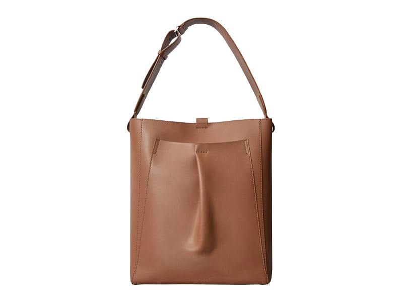 everlane brown leather tote bag