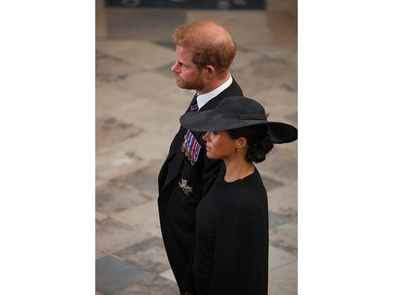 harry and meghan queen funeral