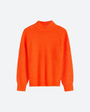 Tangerine Knit Sweater Reitmans