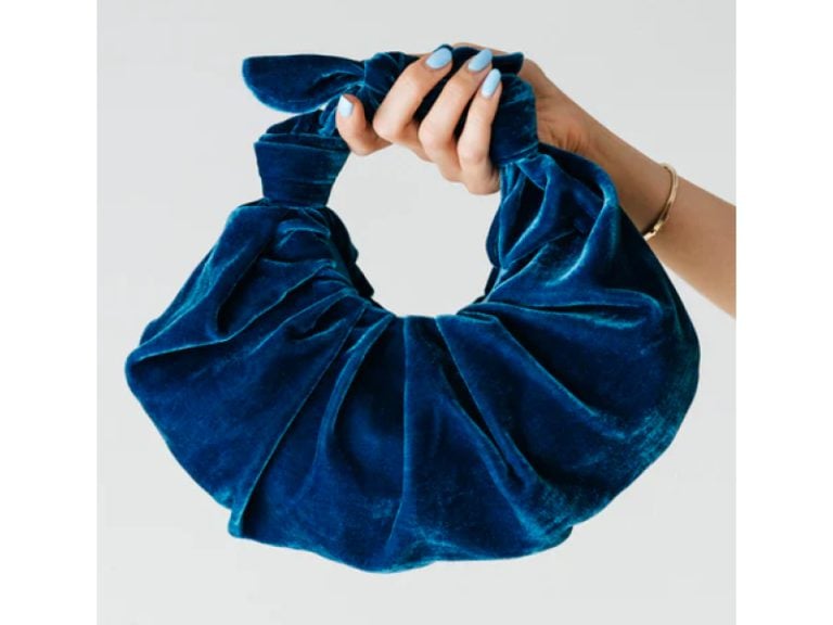 velvet clutch