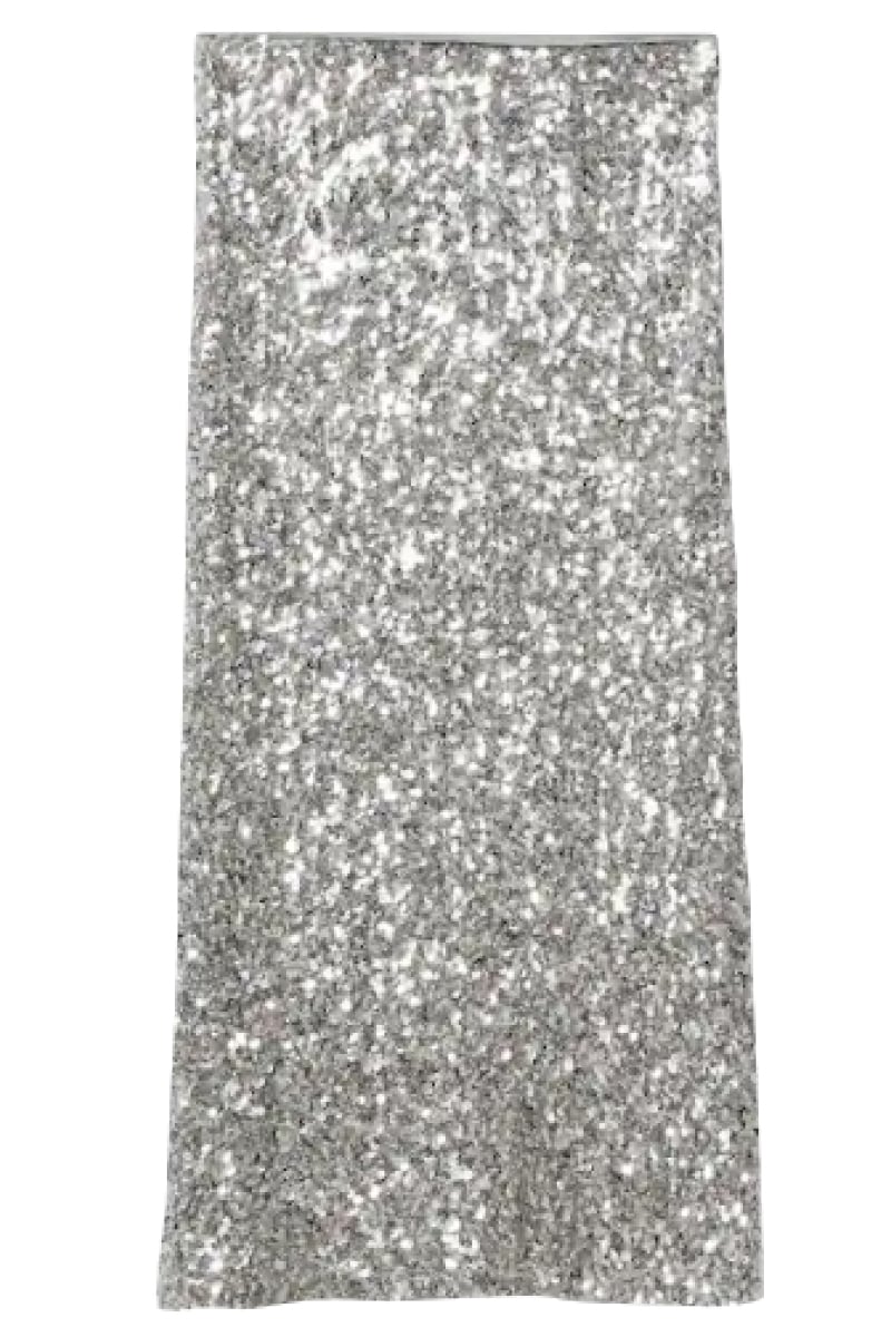 Sequin Midi Skirt