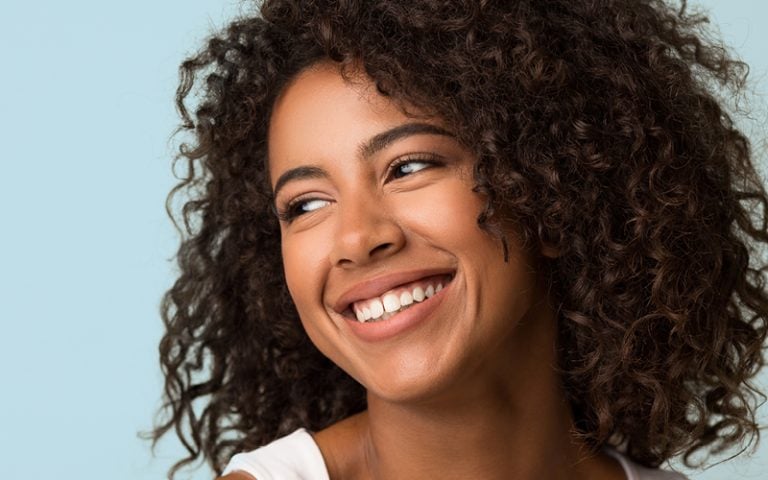 Smiling woman