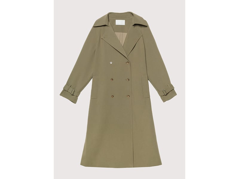 oak & fort trench coat