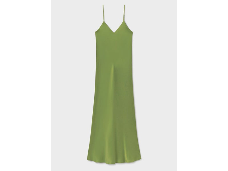 silk laundry slip dress