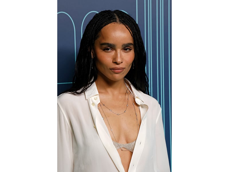 mother's day jewellery Zoe Kravitz long delicate necklaces