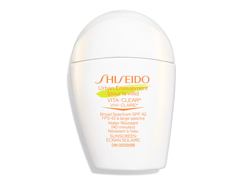 best sunscreens Shiseido Urban Environment Vita-Clear Sunscreen SPF 42