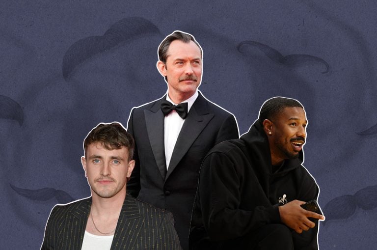 moustache trend jude law paul mescal michael b jordan