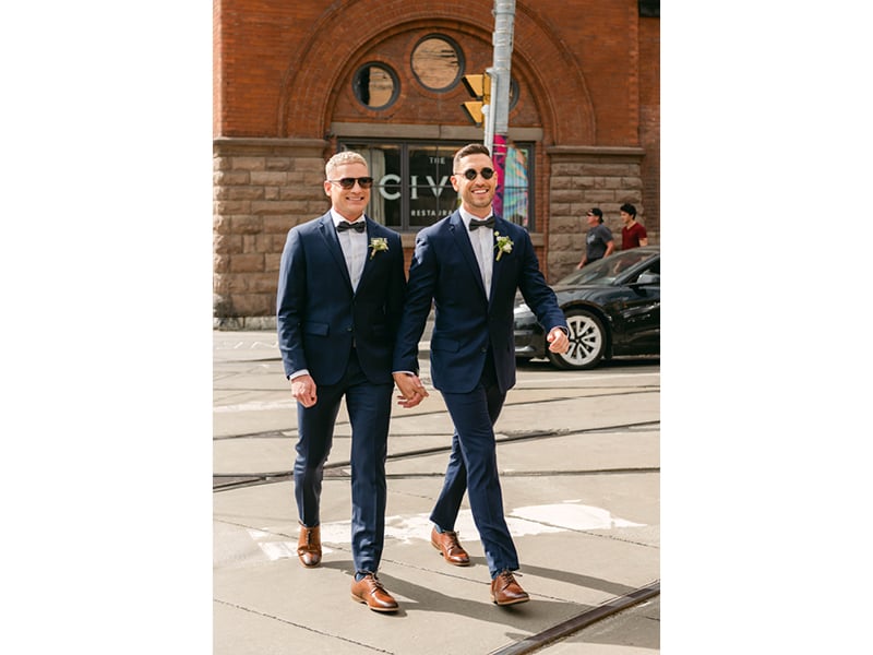 LGBTQ2S real wedding