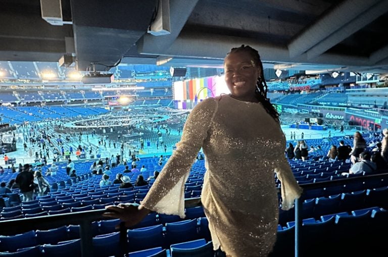 Annette Ejiofor at Beyonce concert