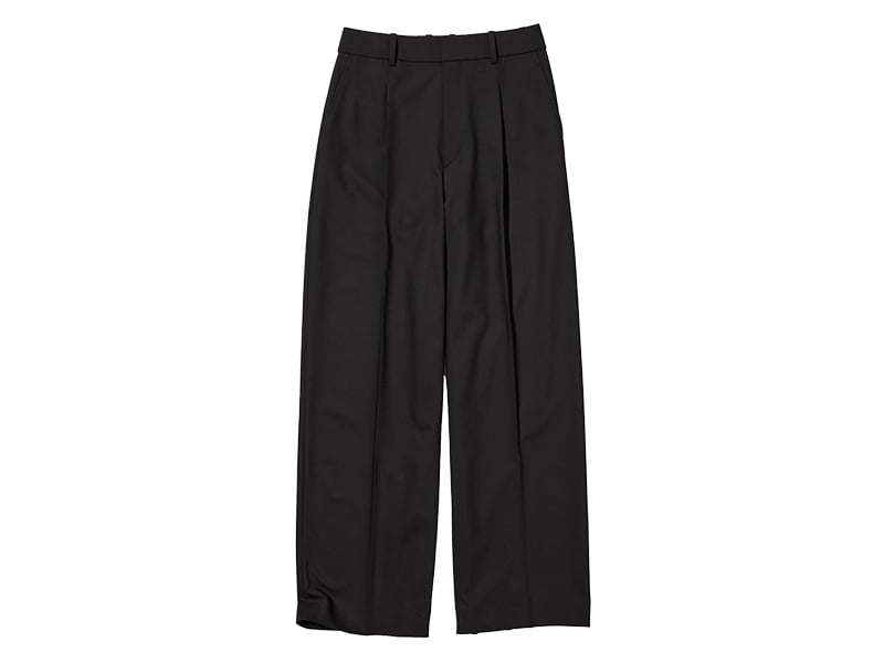 Uniqlo black wide leg pants