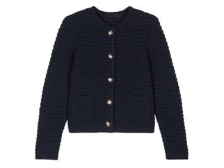 Ba&Sh navy knit cardigan