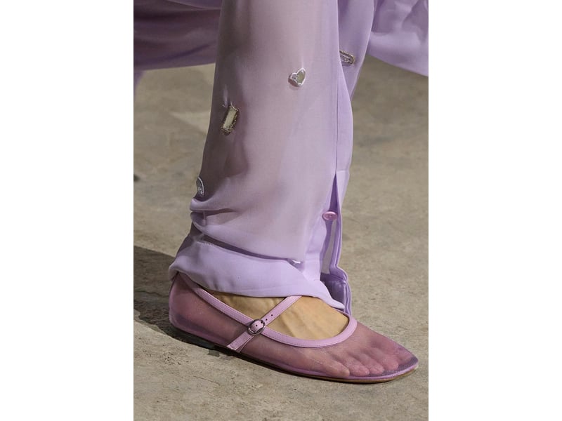 3.1 Phillip Lim Spring 2024 mesh flats