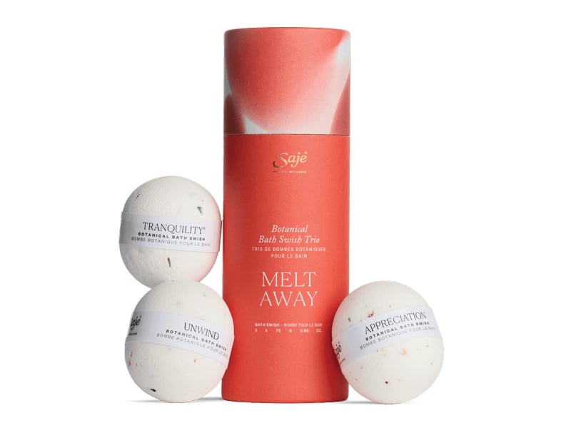 saje Melt Away Botanical Bath Swish Trio