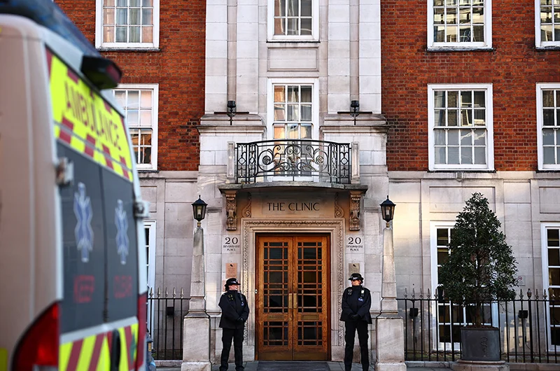 The London Clinic, where Kate Middleton had her abdominal surgery. Photo: AFP via Getty Images