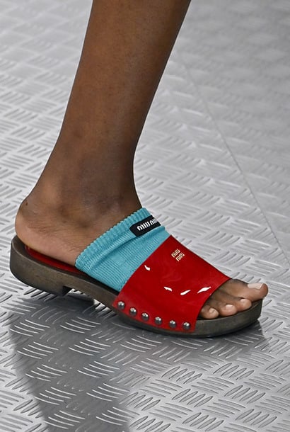 spring 2025 shoes miu miu clogs